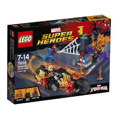LEGO Super Heroes Spider-Man: Ghost Rider samenwerking 76058