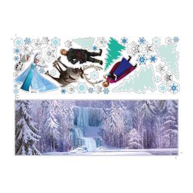 Disney Frozen muursticker - 25 x 64 cm