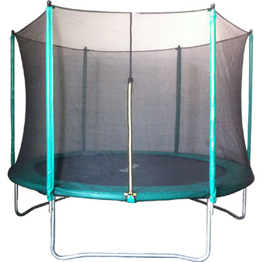 Trampoline met veiligheidsnet - 305 cm - groen