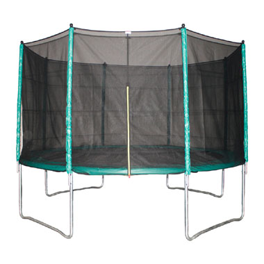 Trampoline met veiligheidsnet - 366 cm - groen