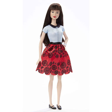 Barbie Ruby Red Floral fashionista pop