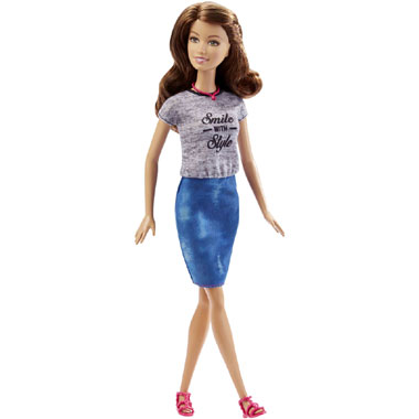 Barbie Fashionistas pop glimlach met stijl