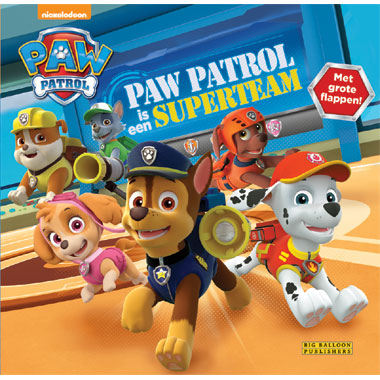 PAW Patrol kartonboek met flapjes