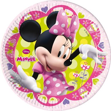 Minnie Mouse party bordjes - 8 stuks