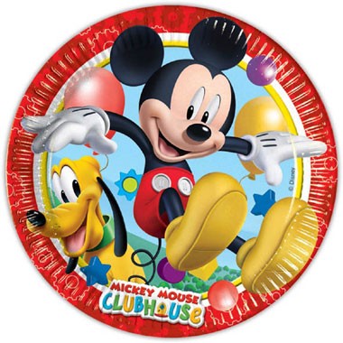 Mickey Mouse clubhuis borden - 10 stuks