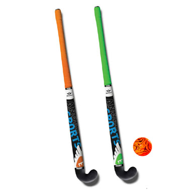Angel Sports hockeyset - 30 inch - oranje/groen