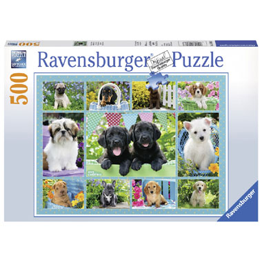 Ravensburger snoezige hondjes puzzel - 500 stukjes