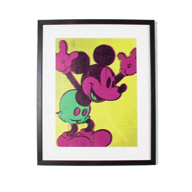 Disney Gallery Neon Mickey Mouse poster