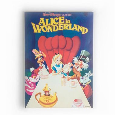 Disney Alice in Wonderland vintage canvas