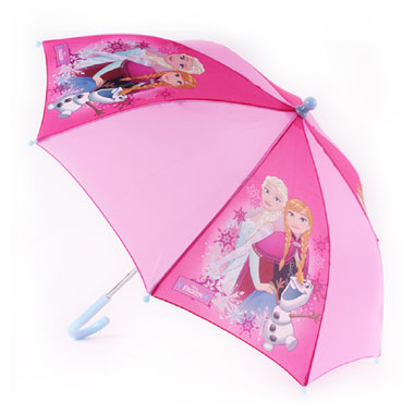 Frozen paraplu roze