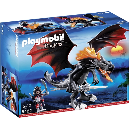 Playmobil - grote koningsdraak met lichtgevende vlam led's - 5482