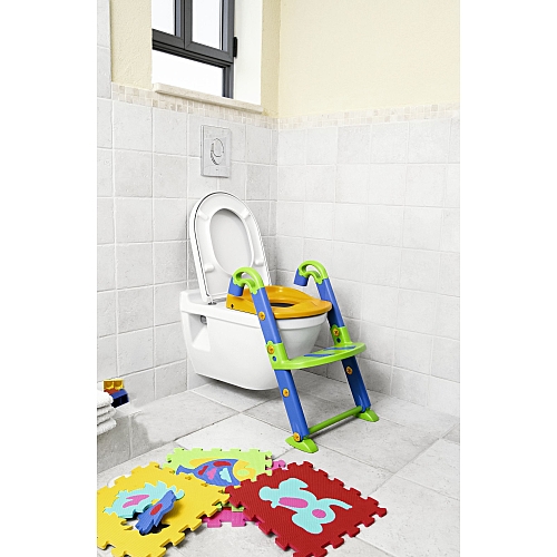 Rotho babydesign - kidskit toilettrainer 3in1 groen/blauw