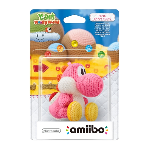 Nintendo - amiibo woll-yoshi pink