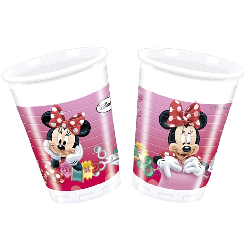 Minnie mouse - 8 bekers